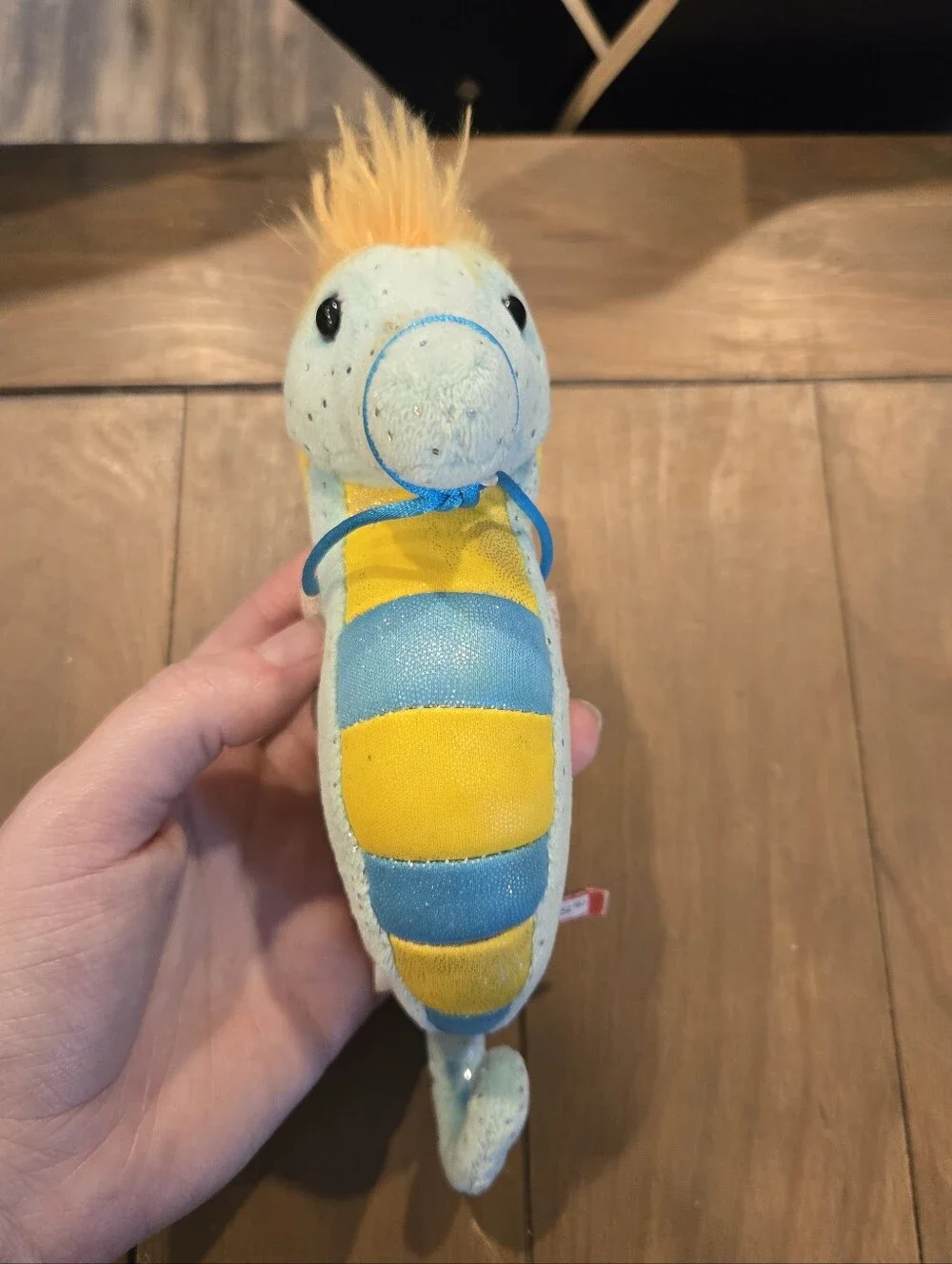 Douglas Blue & Yellow Plush Seahorse Stuffed Animal